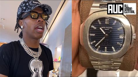 lil baby bought a fake watch|lil baby patek philippe.